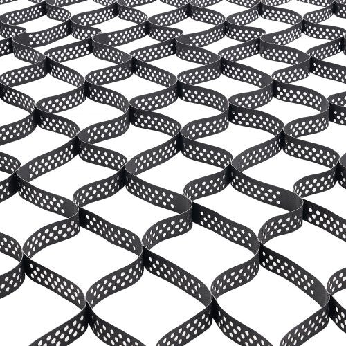 Gravel Grid, 2 Inch Depth, 17.06 x 8.86 FT / 5200 x 2700 mm, 1880 LBS Per Sq ft Grass Ground Retainer, Permeable Geo Grids Driveway Stabilization, for Garden, Patio, Walkway, RV Parking Slopes