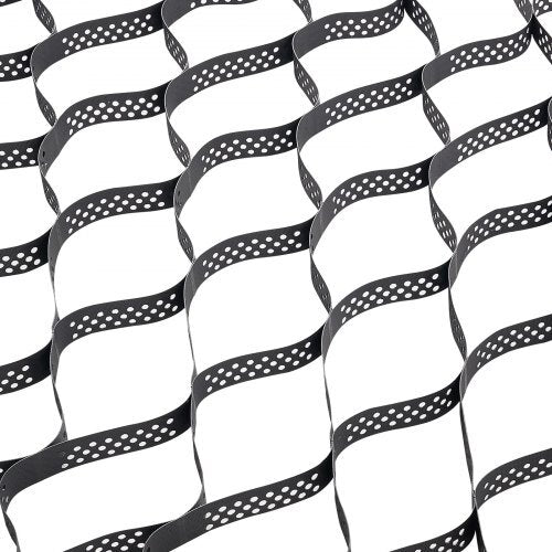 Gravel Grid, 2 Inch Depth, 17.06 x 8.86 FT / 5200 x 2700 mm, 1880 LBS Per Sq ft Grass Ground Retainer, Permeable Geo Grids Driveway Stabilization, for Garden, Patio, Walkway, RV Parking Slopes