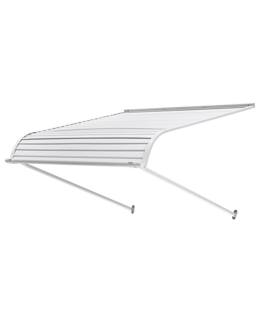 Aluminum Awning 40 x 42 in, Durable Window Awning Door Canopy, Lightweight and Stable Aluminum Exterior Awnings Rain Snow Sunlight Protection for Door Entrance Windows Patio Porch - American Smart