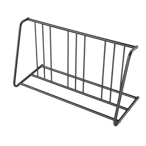 Bike Rack, Fits Tire Width 3 Inch/76.2 mm, Carbon Steel Double-Sided Grid Bike Rack Stand, Freestanding Bicycle Storage Holder for Curbside, Garage, Indoor, Outdoor Parking, 6-Bicycle Capacity