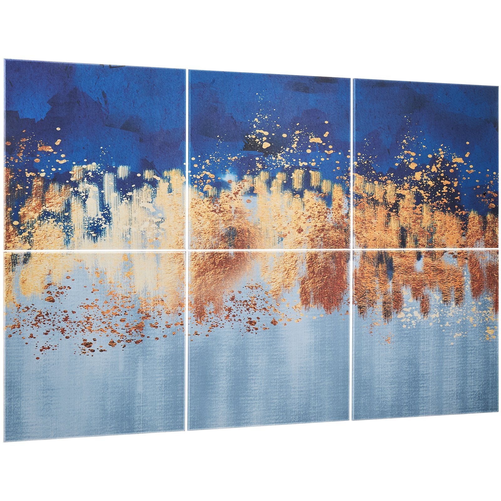 6 Pack Art Acoustic Panels, 70.87 x 47.24 x 0.4 inch Soundproof Wall Tiles, Self Adhesive Decorative Sound Dampening Absorbing Boards for Home, Office, Studio, Gaming Room,Theater, Pastel - American Smart