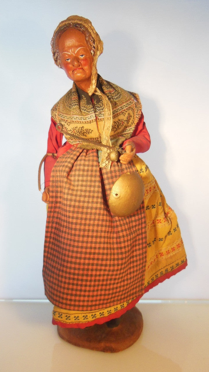 Pre 1930 Elderly Woman Doll by Jouglas Depose-1