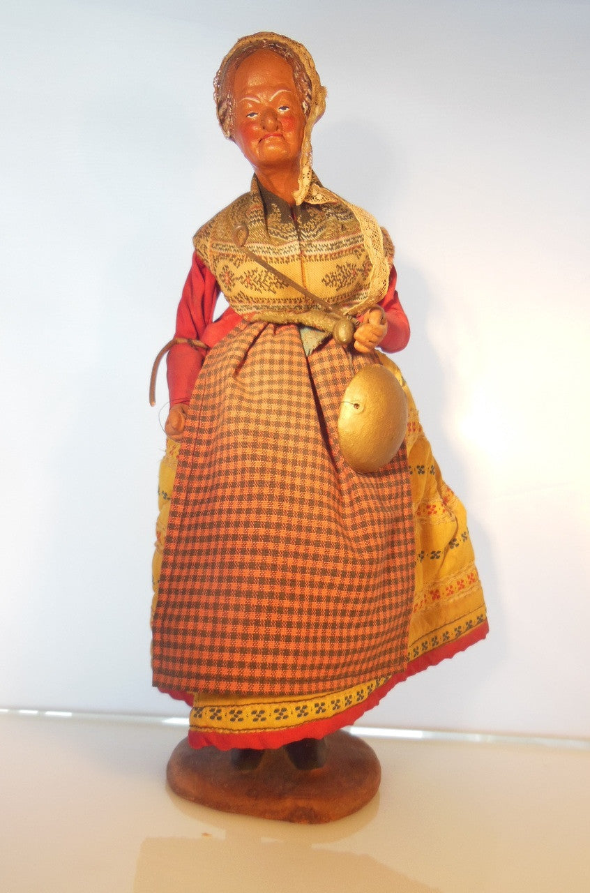 Pre 1930 Elderly Woman Doll by Jouglas Depose-4