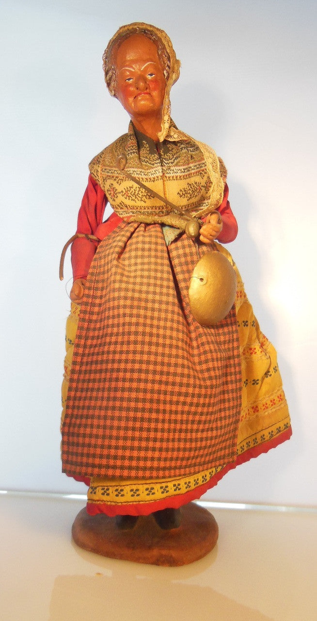 Pre 1930 Elderly Woman Doll by Jouglas Depose-5