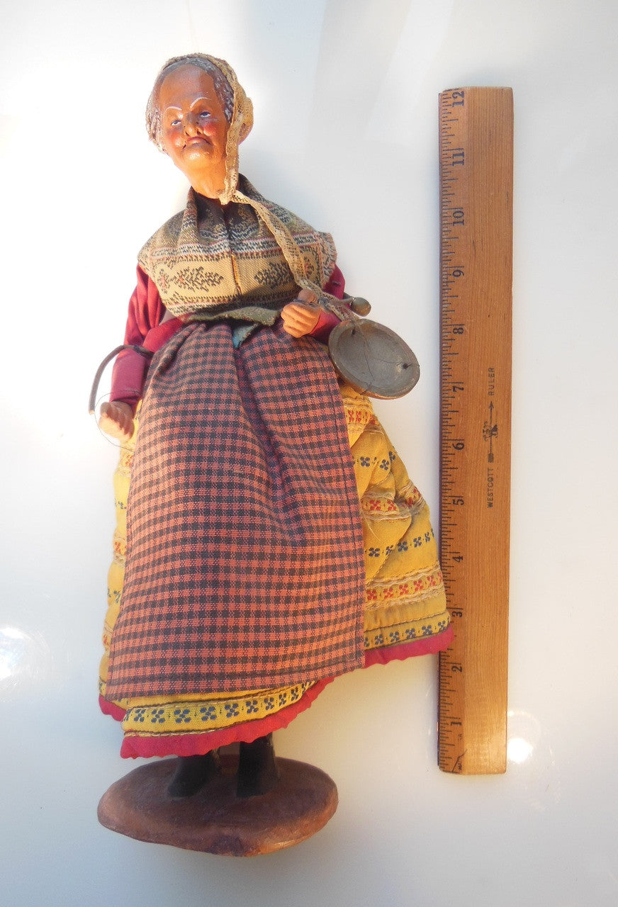 Pre 1930 Elderly Woman Doll by Jouglas Depose-0