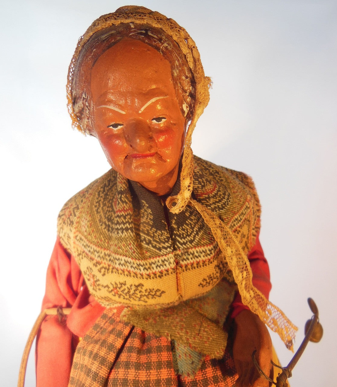 Pre 1930 Elderly Woman Doll by Jouglas Depose-8