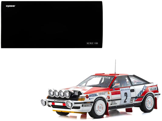 Toyota Celica GT-4 #2 Carlos Sainz - Luis Moya "Toyota Team Europe" Winner "Monte Carlo Rally" (1991) 1/18 Diecast Model Car by Kyosho-0