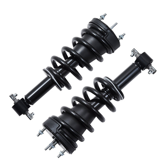 Front Air Shock Absorber Strut, 2 PCS, Compatible with Cadillac Escalade/ESV/EXT, GMC Sierra, Chevrolet Avalanche/Silverado/Suburban/Tahoe, Replacement for 19300066 22853793 19368455 19368456