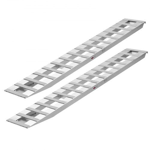 Loading Ramps, 2 Pcs 94 x 15 in, Durable Aluminum and Heavy-Duty Trailer Ramp Set with 16 Anti-Slip Plates, 6000 Lbs Combined Capacity, for Carts, Farm Tractors, ATVs, Lawn Mowers, Motorcycles