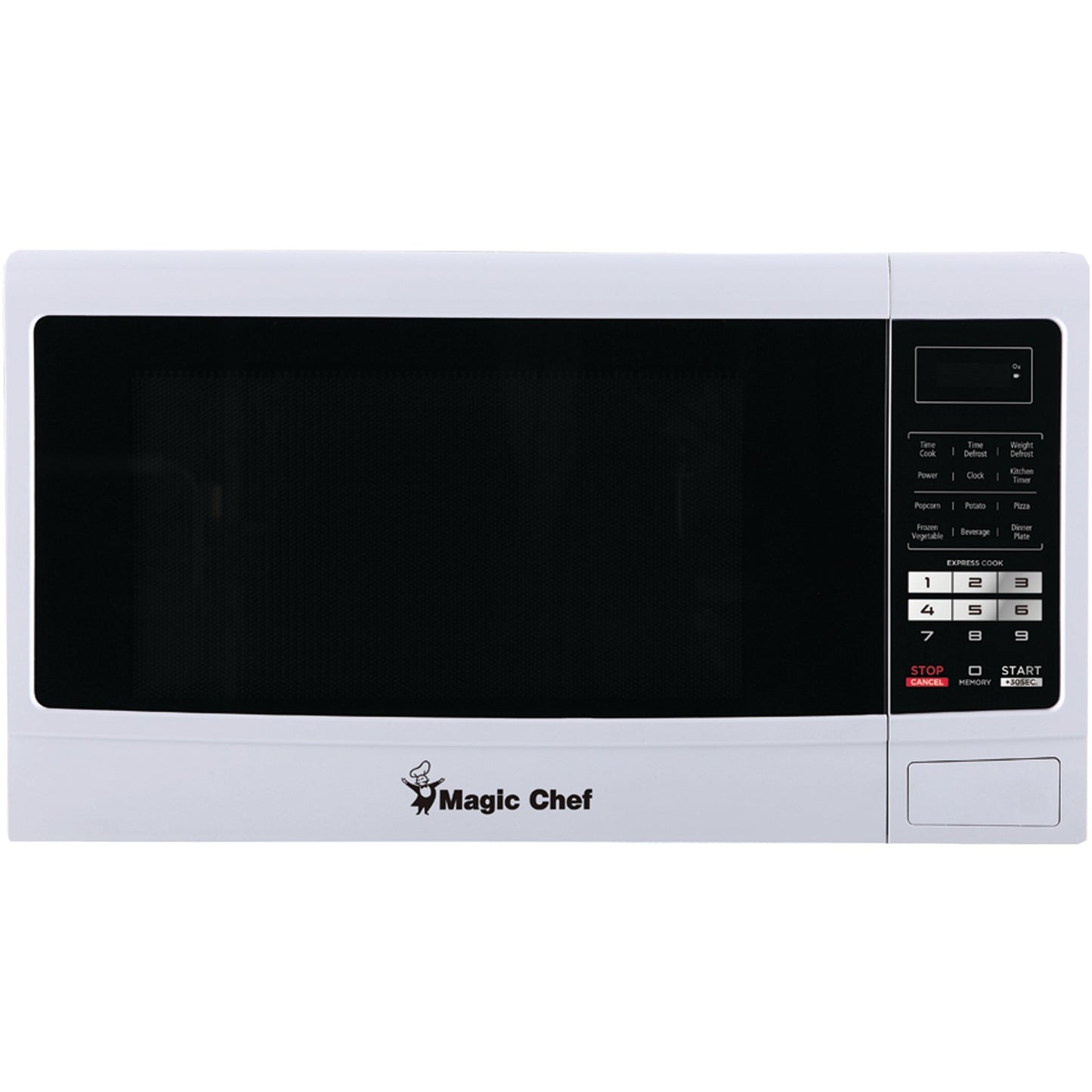 Magic Chef MCM1611W 1.6 Cubic-ft Countertop Microwave (White) - American Smart