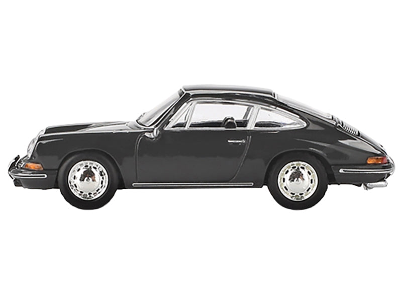 Mini GT 1964 Porsche 911 diecast model car in slate gray, limited edition 1/64 scale, detailed Porsche models by Mini GT.
