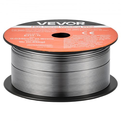 Flux Core MIG Welding Wire, E71T-11 0.035-inch 1 LBS, Gasless Mild Steel Welding Wire with Low Spatter for All Position Arc Welding, Self-Shielded for Outdoor Use (Pack of 3 Rolls) - American Smart