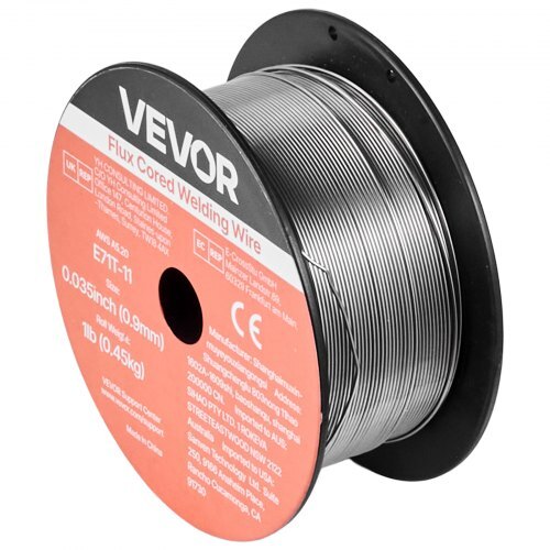 Flux Core MIG Welding Wire, E71T-11 0.035-inch 1 LBS, Gasless Mild Steel Welding Wire with Low Spatter for All Position Arc Welding, Self-Shielded for Outdoor Use (Pack of 3 Rolls) - American Smart