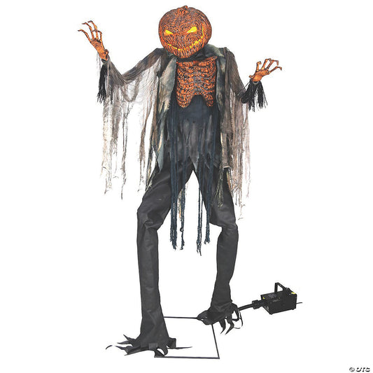 Scorched scarecrow w fog