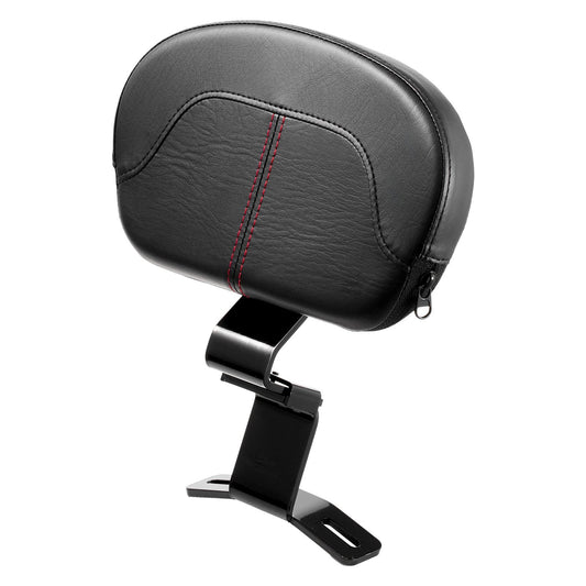 Motorcycle Backrest Sissy Bar, Compatible with Harley-Davidson Touring Street Glide, Road Glide, and Road King, 12.2-Inch Height Detachable Rider Backrest, Black