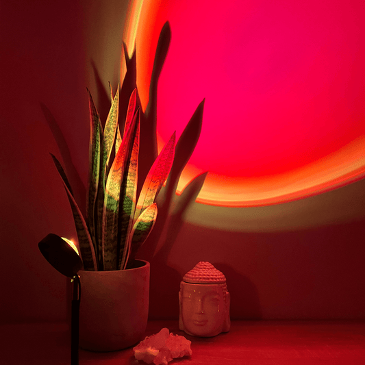 Lunarvalgustid Päikeseloojangu projektor