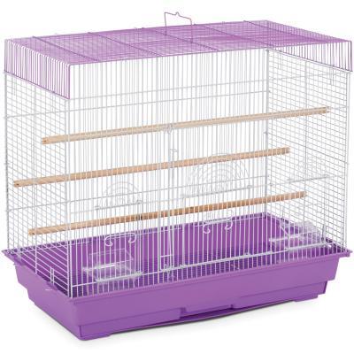 Purple flight cage jewelry making supply from PV01 with detailed metalwork and vibrant purple color.