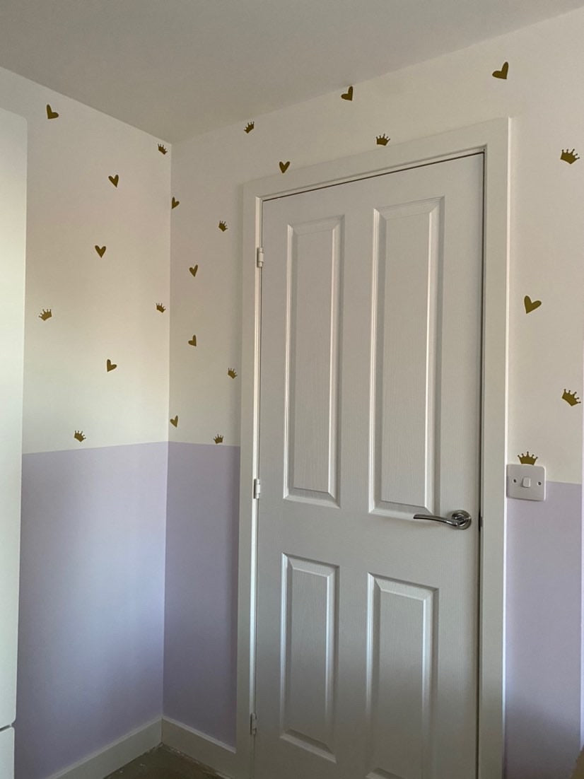 Assorted Shapes Personalised Wall Stickers Bedroom Kids Nursery Dressing Room Home Decor Murals-13