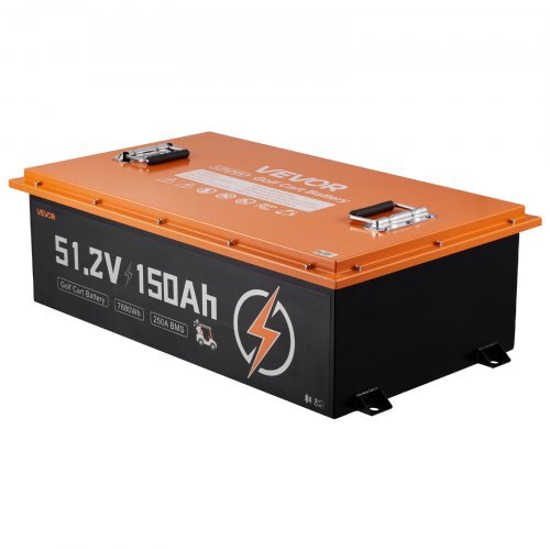 48V (51.2V) 150AH Lithium Golf Cart Battery, with 20A Charger, Lifepo4 Battery Kit, Built-in 250A BMS, with Bluetooth & Touch Monitor, 2C Discharge, 4000 Cycles, for Golf Carts, Trolling Motors - American Smart