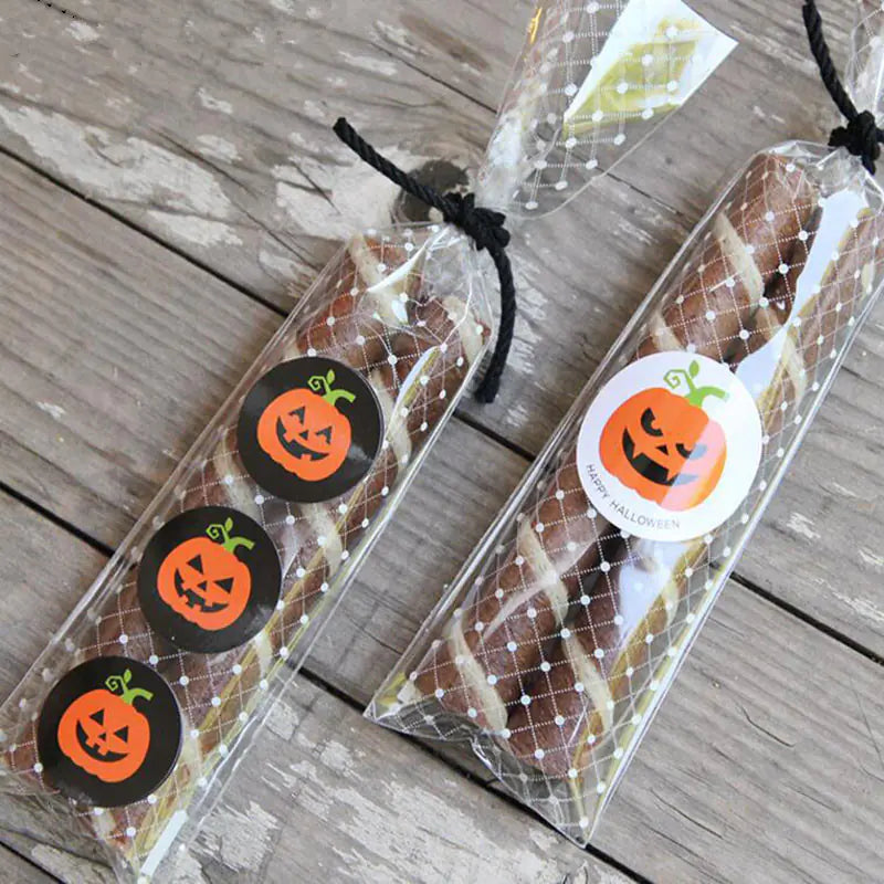 Halloween Pumpkin Face Decoration Stickers (Set)