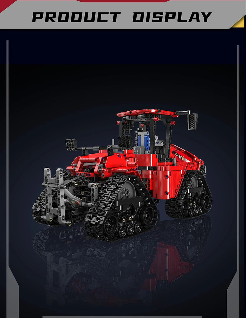 Mould King 18020 Technical Car Building Block  MOC-35270 Pneumatic Crawler Tractor Model Assembly Truck Brick Toys Kids Gifts