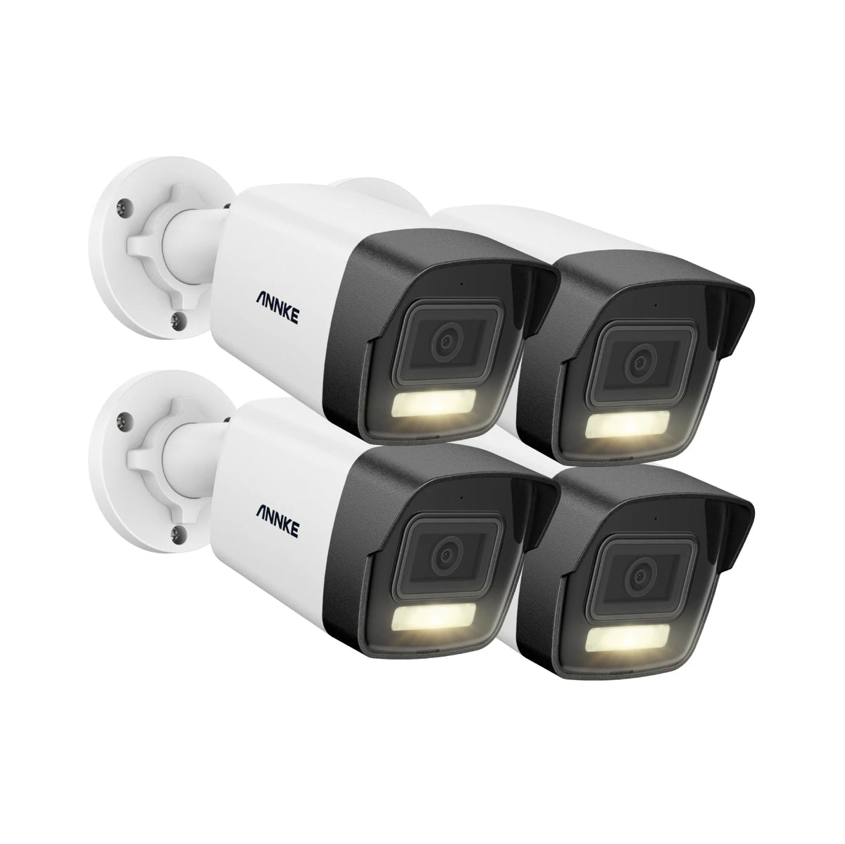 Annke 3K 5MP Outdoor Security Camera Video Surveillance Dual Light IR Night Vision POE Camera H.265+ Human Vehicle Two Way Audio