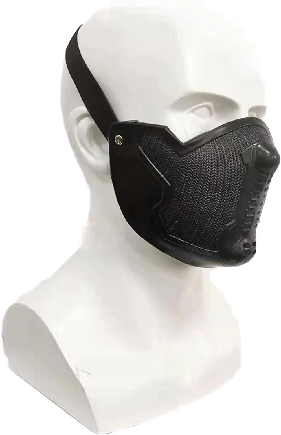 Winter Soldier Mask, Bucky Barnes, James Buchanan, Superhero, Latex Cosplay, Halloween Party Prop, Costume Accessory, Black