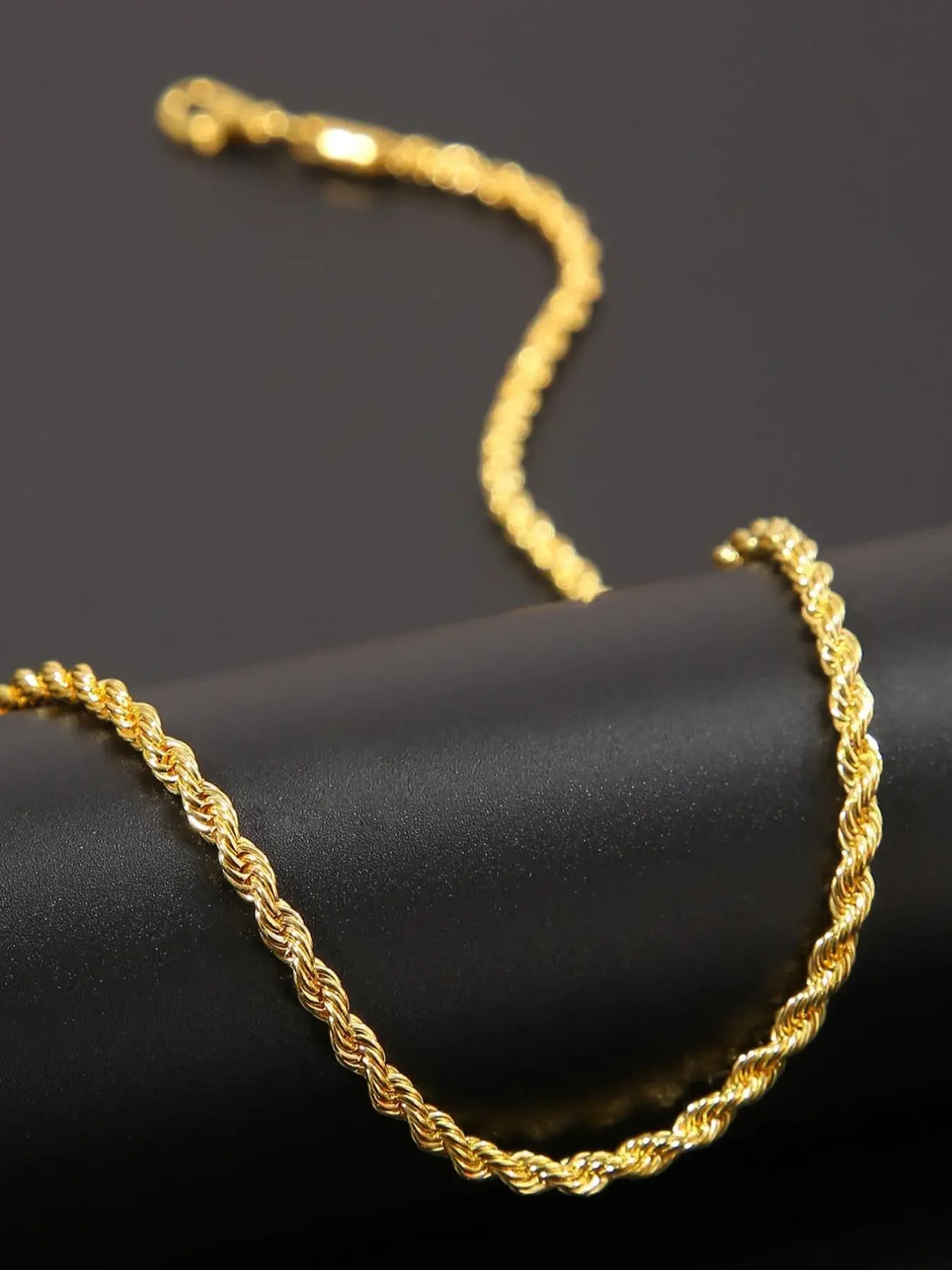 Creative Twist Design Chain Link Necklace for Men, Trendy Hip Hop Alloy Necklace, Fashion Accessories for Party, Daily Clothing Decoration, Chains Necklace
