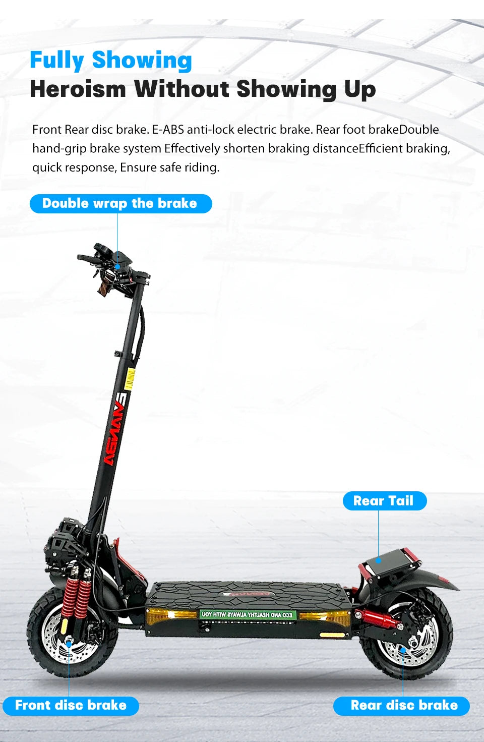 1600W Dual Motor Adult Off-Road Electric Scooter 48V Battery 60KM Range 150kg Max Load 3-7 Day Delivery EU USA Stock