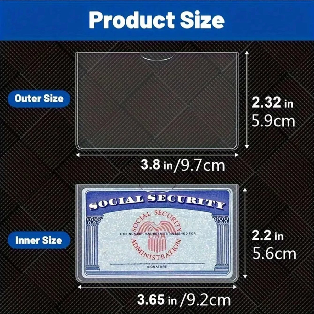 5/10/20Pcs Waterproof PVC Card Protector Sleeves Soft Clear Protective Covers for Social Security Medical Insurance Credit Cards