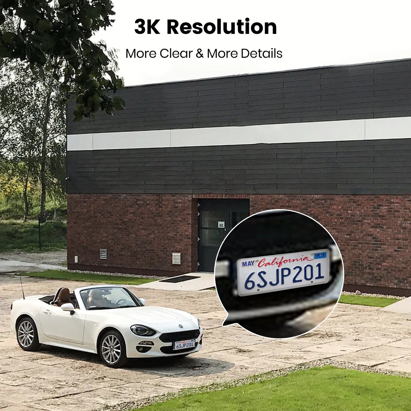 AOSU 5MP WiFi Camera Outdoor 360° View PTZ Smart Security Camera Auto Tracking 2-way Audio Wireless CCTV Camera Support Alex