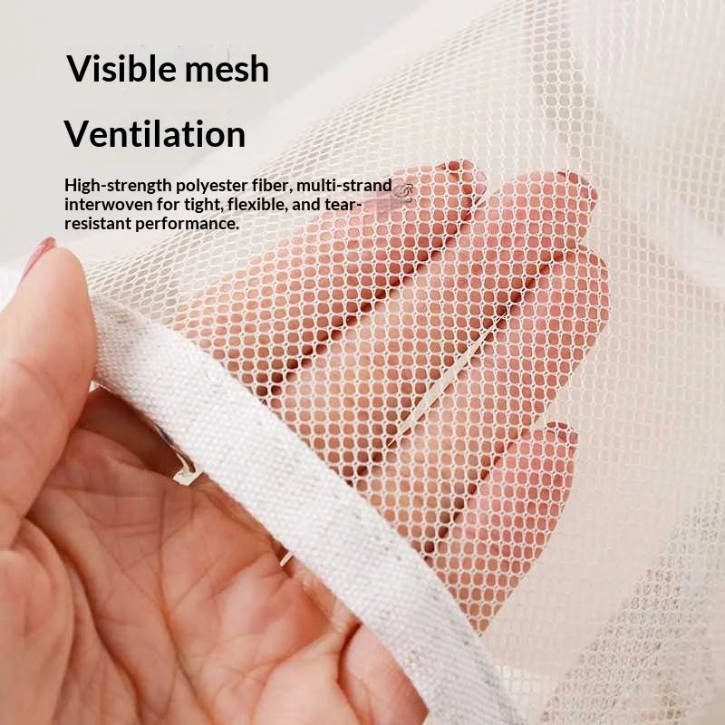 HOMEFISH Mesh Makeup Toiletry Storage Bags Handbags Portable Travel Washing Body Shower Tools Organizer Hanging Organizer Pouch