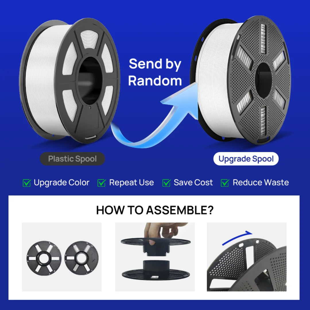 JAYO PLA Matte 3D Printer Filament 1.75mm+/-0.02mm 5/10Rolls 100% No Bubble Non-toxic3D Printing Materials for 3D Printer& Pen