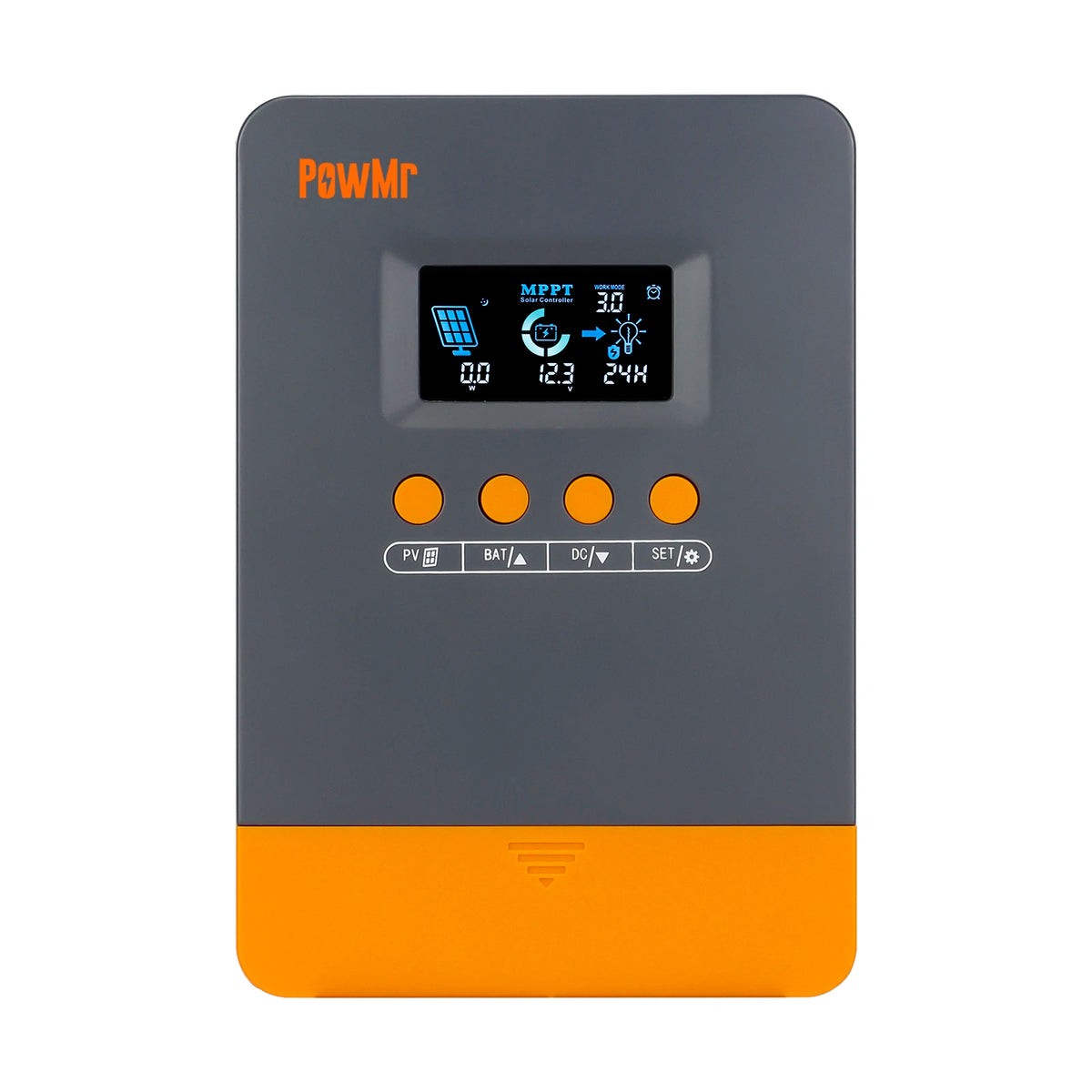 PowMr MPPT Solar Charge Controller 45A 35A 25A 12V 24V Auto Lead-Acid and Lithium Batteries for Solar System RV Camping Car Boat
