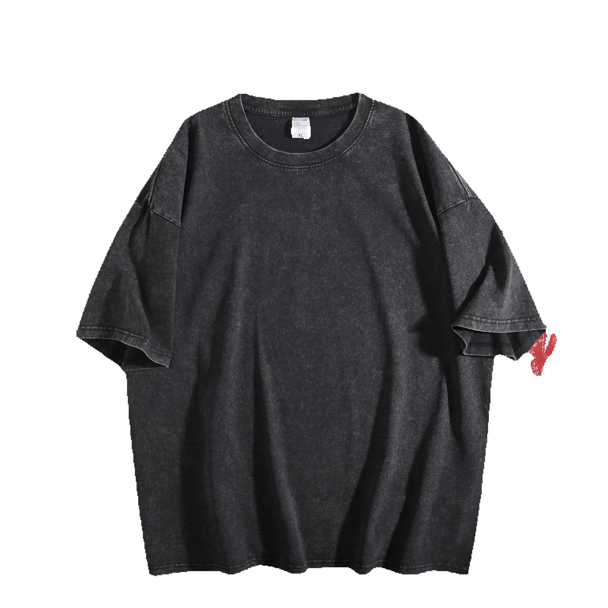 Men's Oversized Round Neck Short Sleeve T-Shirt, Soft Cotton, Casual Streetwear Style