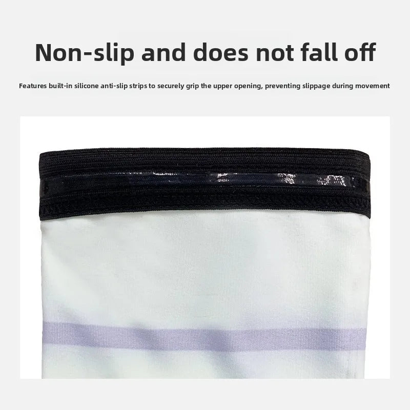 Adults' 2-Pack Slip-On Multifunctional Arm Support Sleeve Protective Gear – High-Stretch Compression, Cooling Sweat-Wicking Fabric, Trendy Gradient, Unisex for Cyclists & Outdoor Sports
