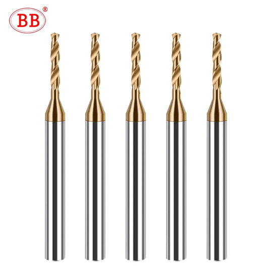 Hole Diameter: 3.2mm - BB 2.03-3.75mm Micro Drill Mini Coated Solid Carbide Bit Metal Iron Steel Hole Drilling 3xD Cutting Length D=4mm CNC Tool 1pcs