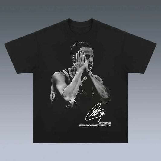 Vintage Graphic T-Shirt for Men, Classic Casual Top with Retro Basketball Player Print and Short Sleeves, Shortsleeve, Menswear, Round Neck