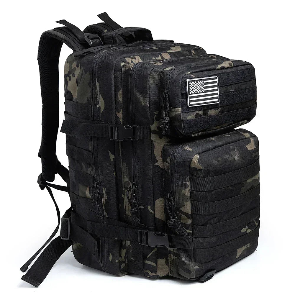 45L Hunting Large Capacity Outdoor Tactical Backpacks for Men/Women 3 Days Gym Hiking Ba For Trekking Camping Daypack Back Pack