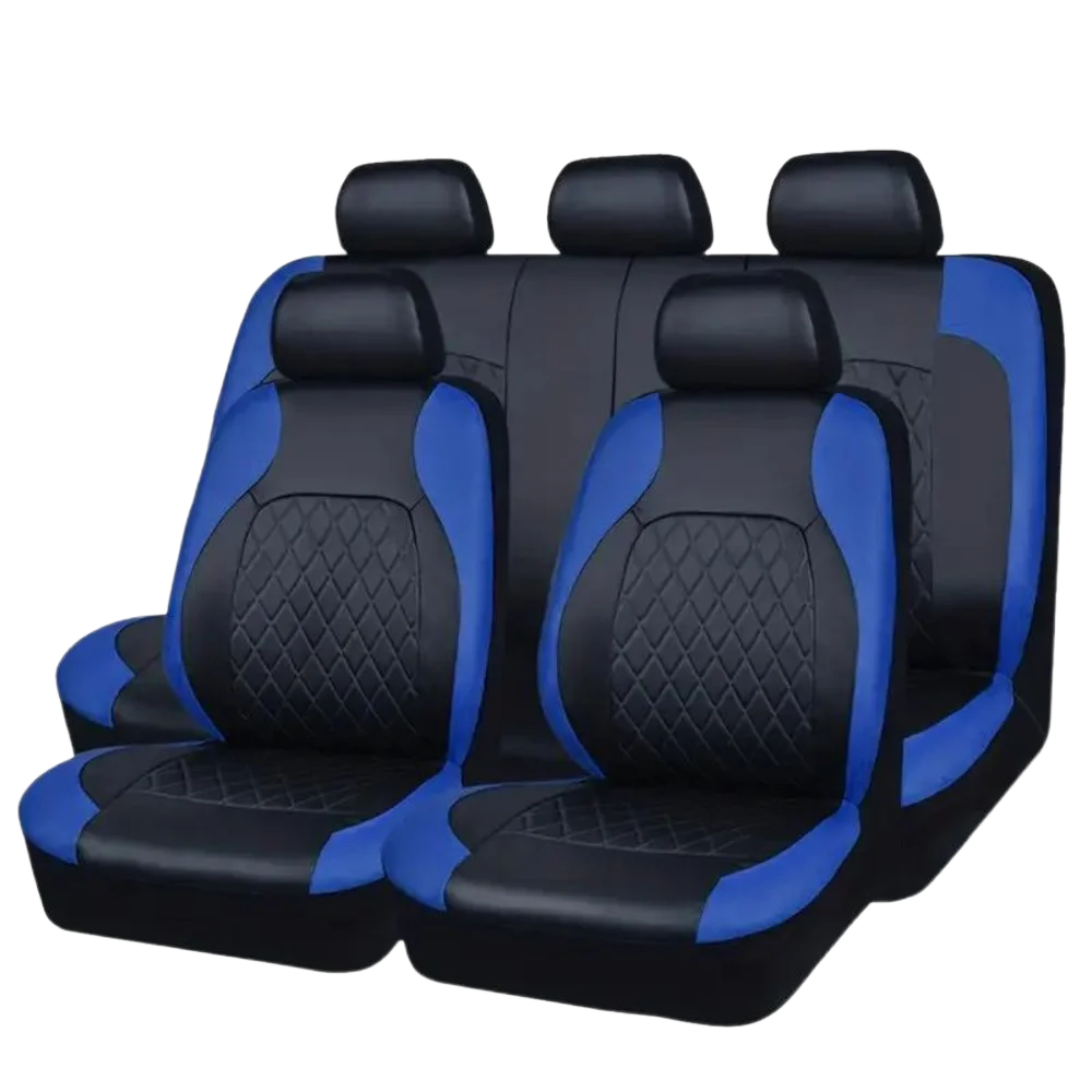 Universal Car Seat Covers PU Black Fashions Sports Seat Covers PU Car Seat Cover Universal Interior Accessories