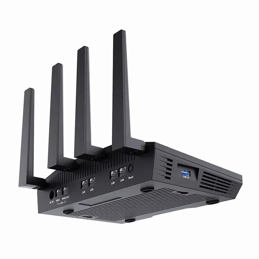 Color: WHITE, Ships From: CHINA - 2025 Flint 2 GL-MT6000 home and office router, 8-Stream Wi-Fi 6 technology,OpenWrt,2.5G Ethernet ports,Parental control