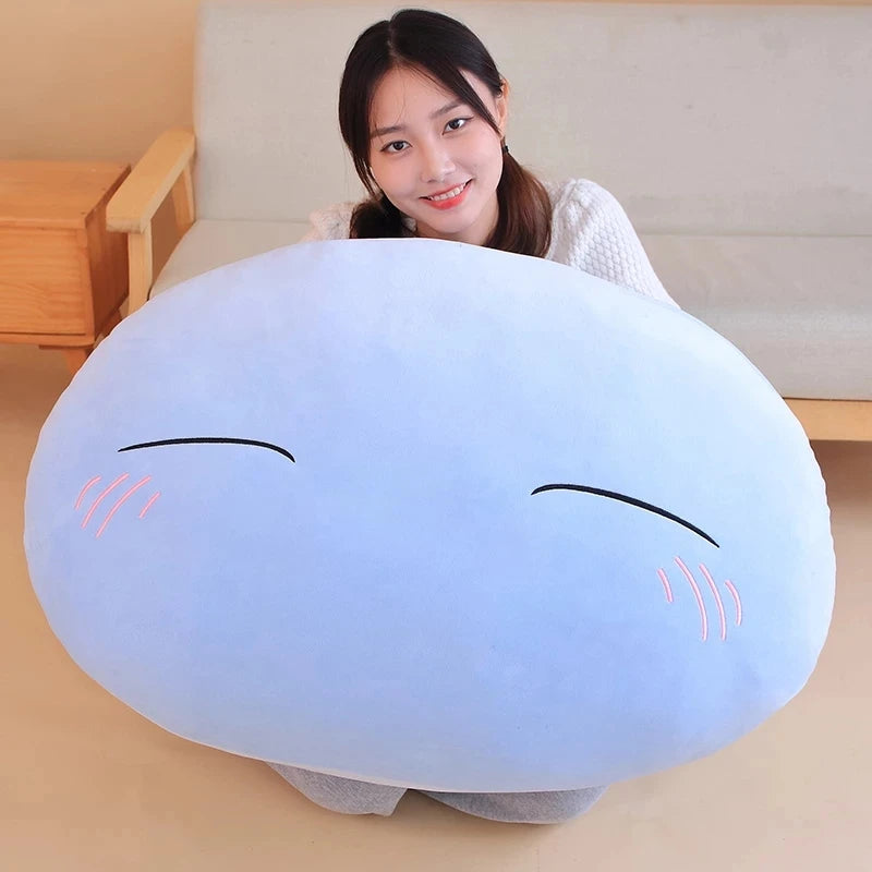 55cm Plush Anime That Time I Got Reincarnated As A Slimes Rimuru Tempest Cosplay Pillow Plush Doll Cushion Toy Halloween Gifts