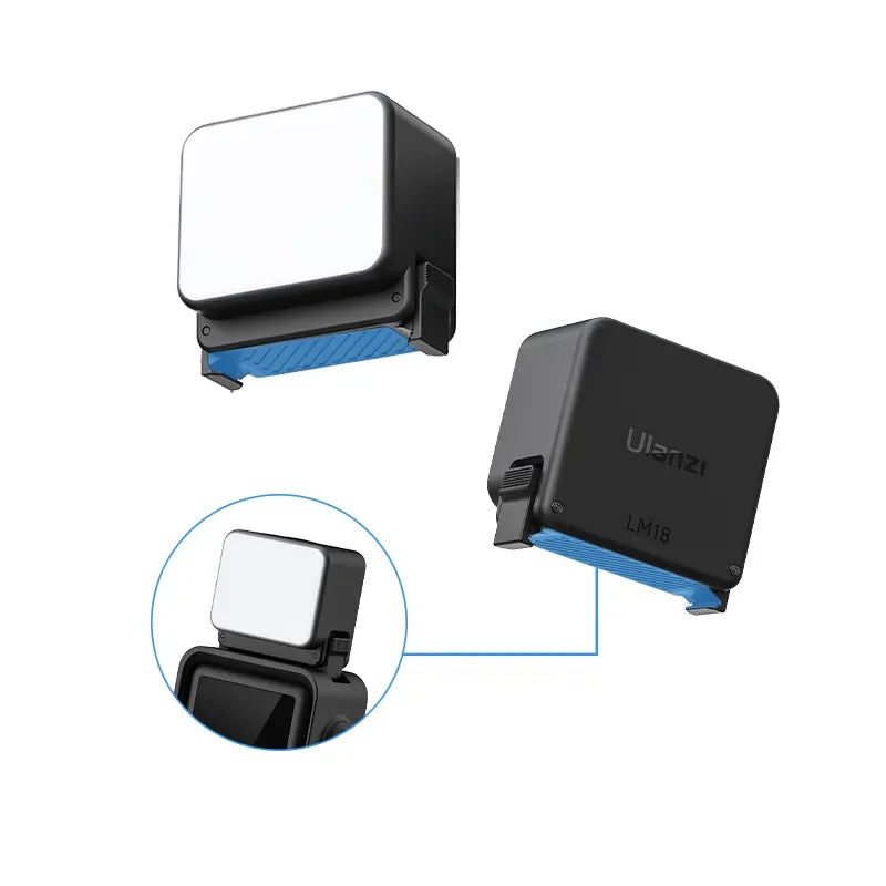 Ulanzi PK-06 Quick Release Expansion Adapter for DJI Osmo Pocket 3 Light Tripod Mount with Cold Shoe 1/4" Screw Accessories Kit