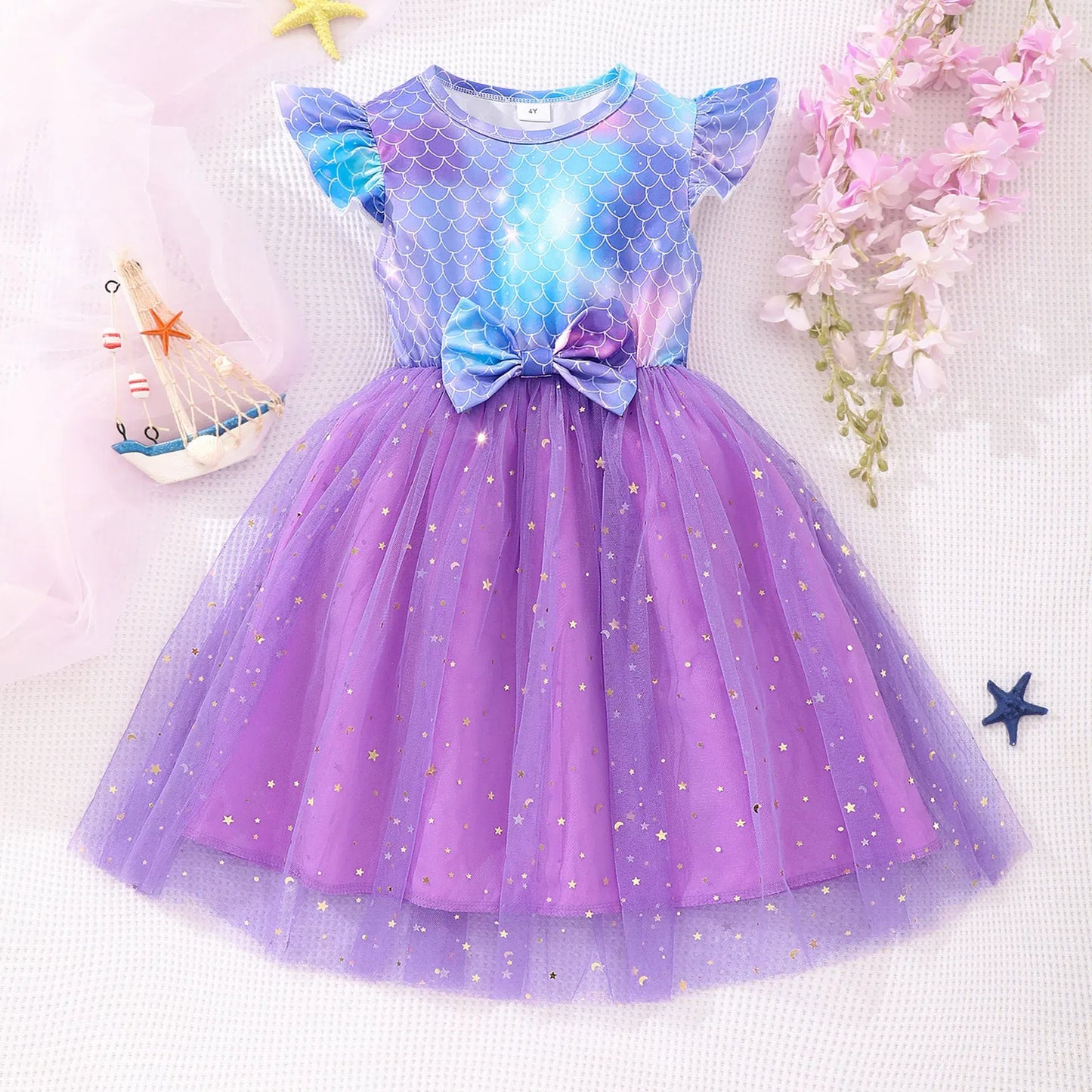 Color: Gold, Size: One Size, Ships From: CHINA, Height: 170 - KPop Demon Hunter Christmas Princess Dress Girl Fashion Casual Autumn Butterfly Dress Wedding Birthday Party Dress Gift Clothes