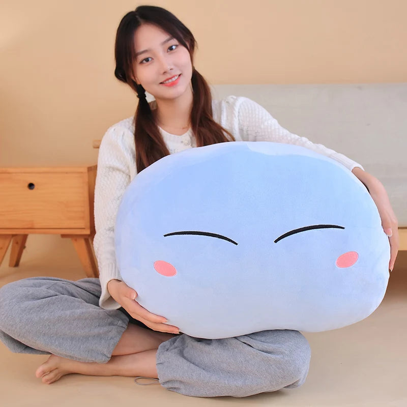 55cm Plush Anime That Time I Got Reincarnated As A Slimes Rimuru Tempest Cosplay Pillow Plush Doll Cushion Toy Halloween Gifts