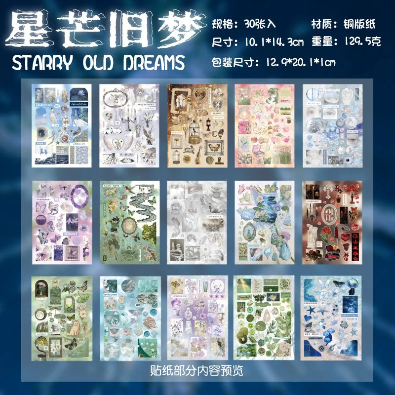Kawaii Die Cut Sticker Book – Ins Style Pre-cut Stickers for DIY Scrapbooking Journal Decoration, Aesthetic Craft Supplies for Teens Gift