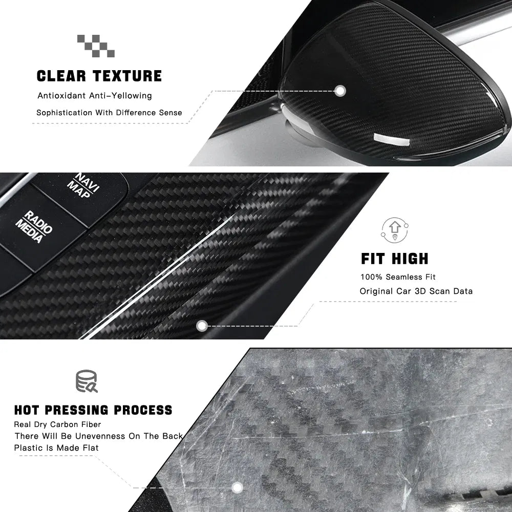 Color Name: Beige - Carbon Fiber Car Stickers For Mercedes Benz Accessories AMG/A Class/CLA 35 Center Console Gear Air Conditioning Outlet Cover