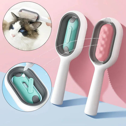Pet Grooming Brush Self Cleaning Cat Brush General Double Side Sticky Floating Hair Comb Pet Hair Remover 고양이 빗 Brosse Chat-0
