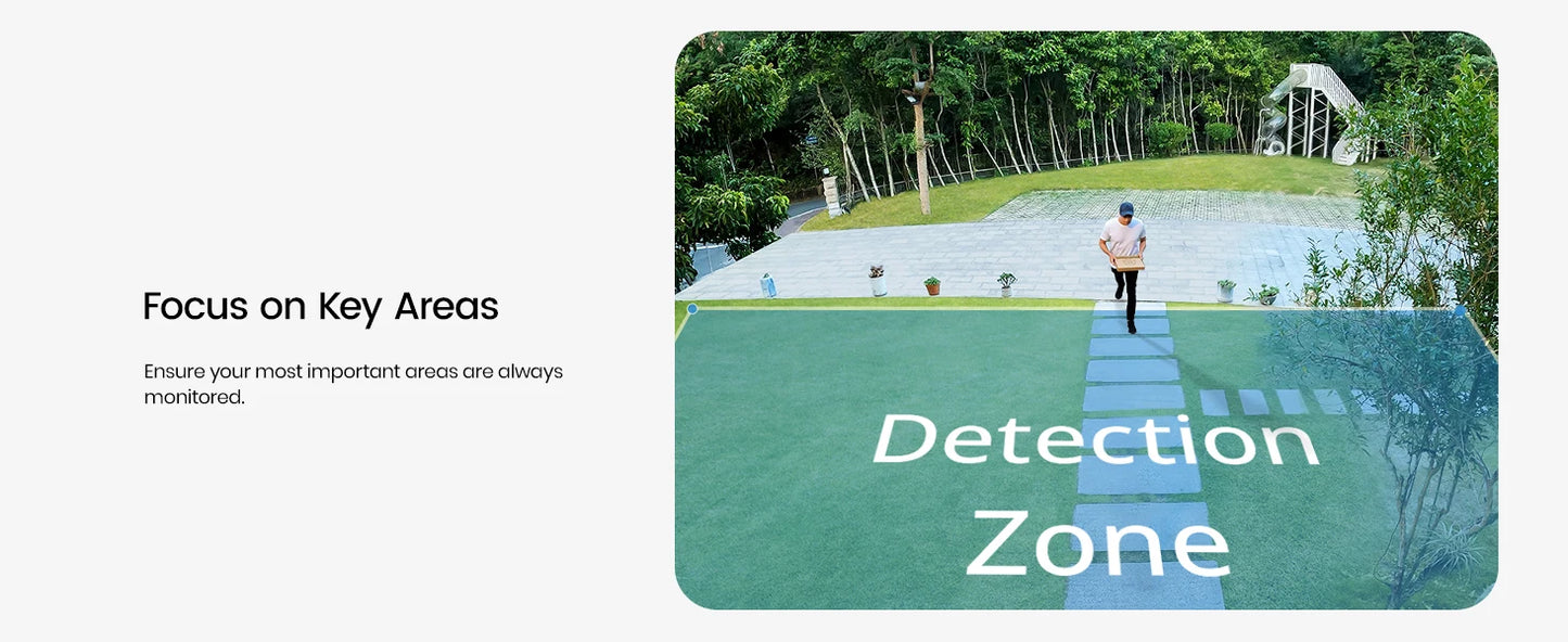 AOSU 5MP WiFi Camera Outdoor 360° View PTZ Smart Security Camera Auto Tracking 2-way Audio Wireless CCTV Camera Support Alex