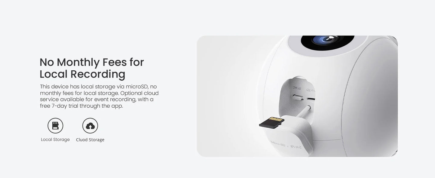 AOSU 5MP WiFi Camera Outdoor 360° View PTZ Smart Security Camera Auto Tracking 2-way Audio Wireless CCTV Camera Support Alex